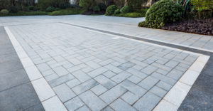 Finished look of a block paving installation