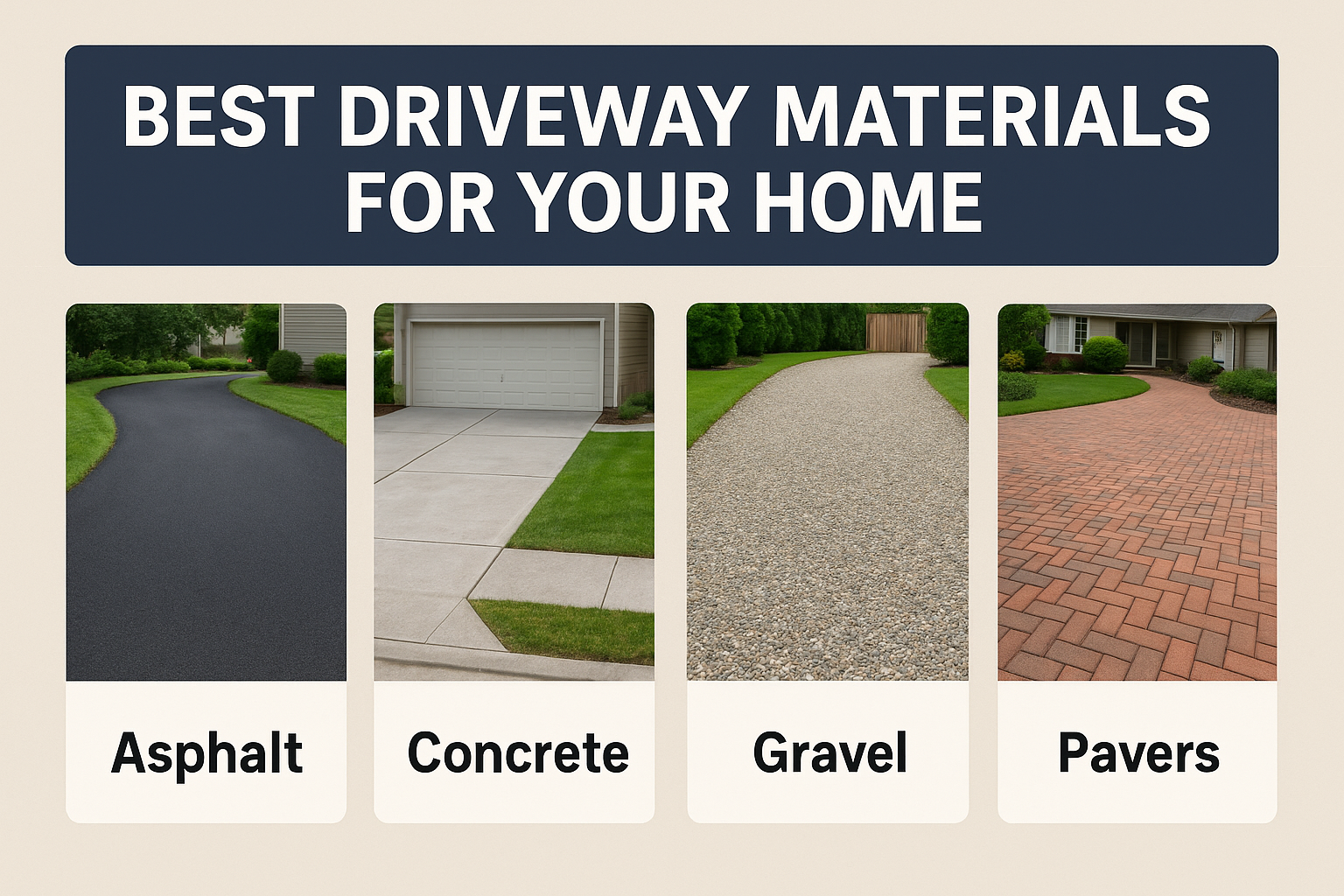 How to Choose the Best Driveway Materials for Your Home
